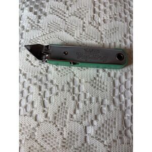 1950s Vaughan Tap Boy Bottle Opener Corkscrew Multi-Tool Green Chicago USA